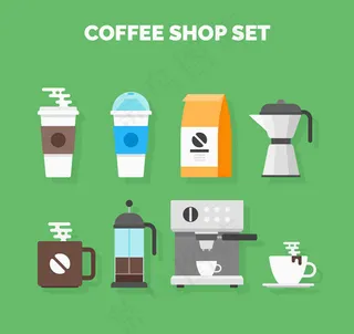 咖啡店物品