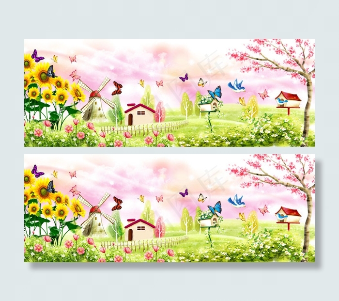 春天宽屏风景