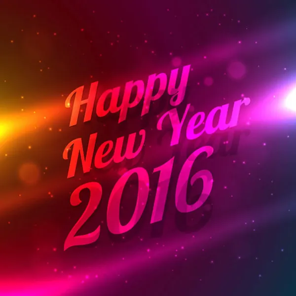 2016年新年贺卡ai矢量模版下载