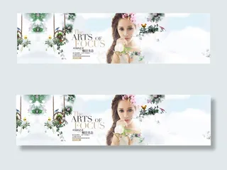 淘宝服装唯美海报