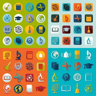 学习办公用品图标,免抠元素