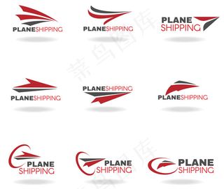 纸飞机标志设计