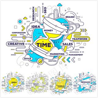 社交媒体示意图