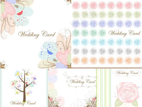 花纹装饰边框ai矢量模版下载