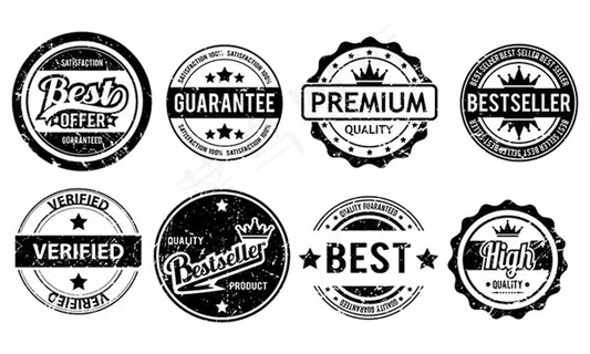 时尚盖章标签,免抠元素