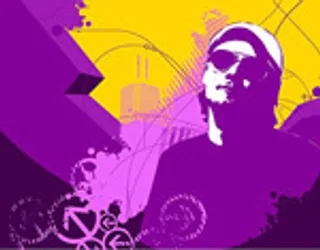 戴着墨镜的帅哥矢量素材