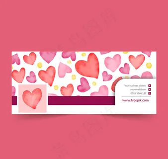 爱心脸书封面