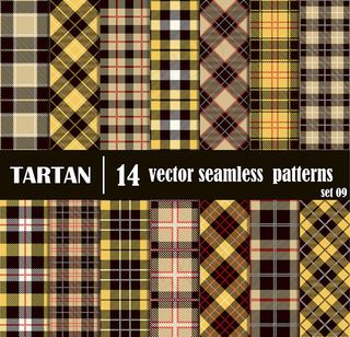 黄黑格子呢背景