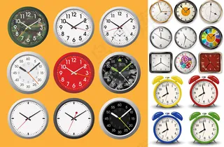 时钟钟表矢量