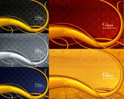 立体线条背景,背景元素