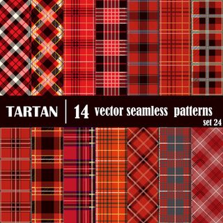 红色菱格无缝背景