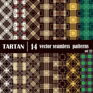 格子布料无缝背景