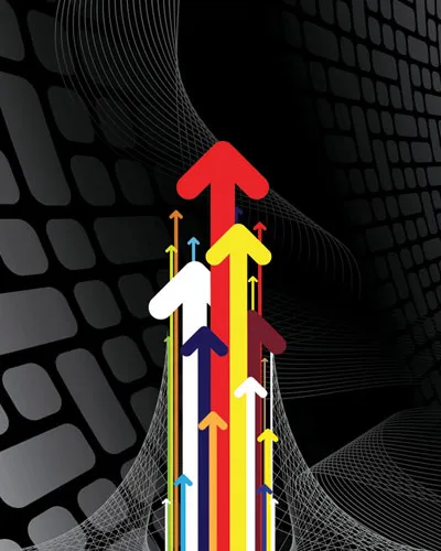 空间感箭头矢量eps,ai矢量模版下载