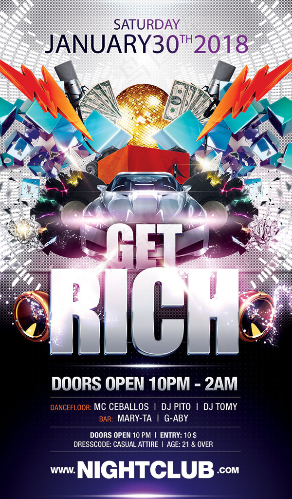 俱乐部派对海报