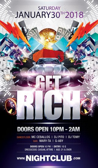 俱乐部派对海报