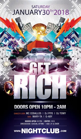 俱乐部派对海报