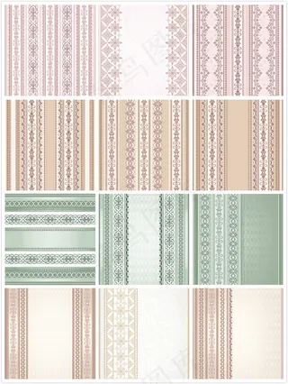 无缝花纹底纹背景