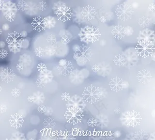 圣诞雪花背景