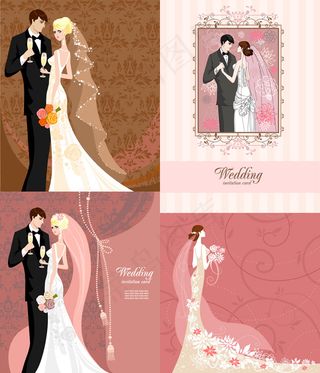浪漫婚礼卡片