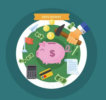 储蓄罐元素标签,免抠元素