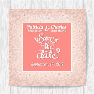 欧美风格邀请函