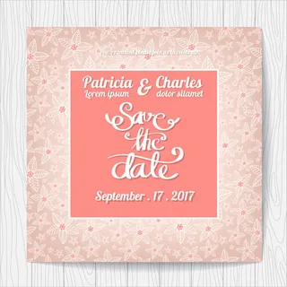 欧美风格邀请函