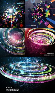 光动感科技背景,背景元素