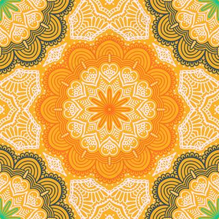 民族风花纹背景