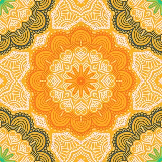 民族风花纹背景