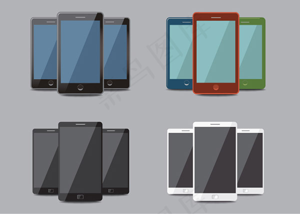 智能手机矢量
