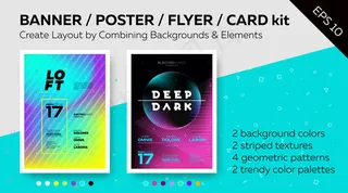 时尚创意海报传单