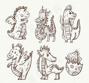 手绘龙设计 手绘龙设计