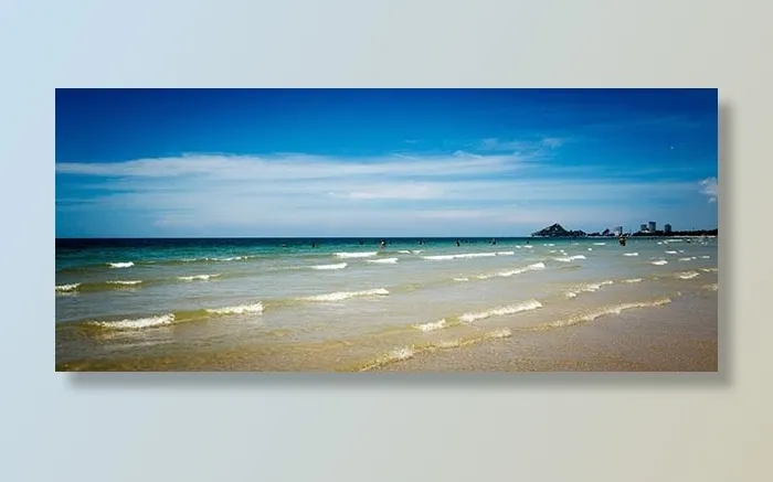 碧海蓝天沙滩