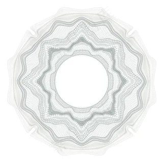 圆形对称防伪花纹