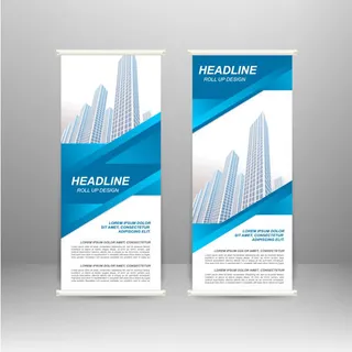 时尚简约风展架