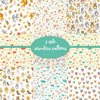 动物图案的背景