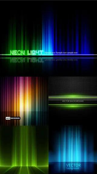 炫彩科技背景,背景元素