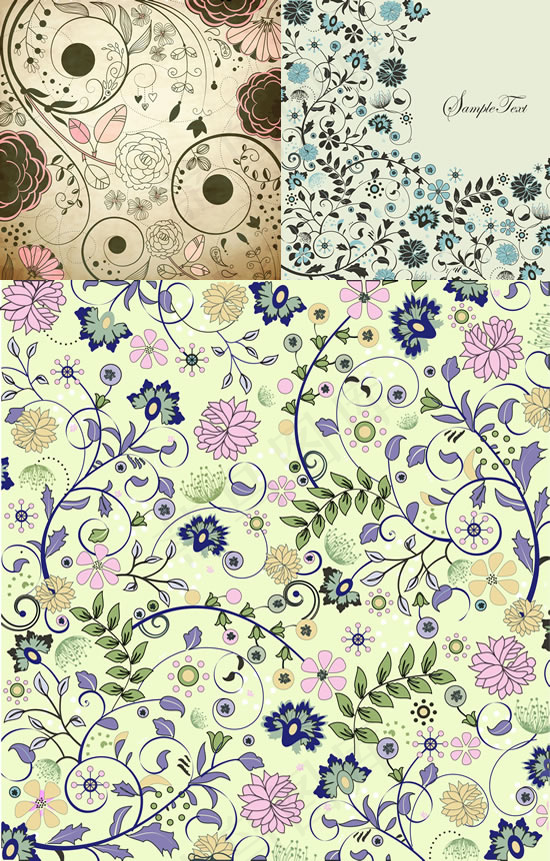 素雅布艺背景,背景元素