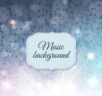 音符光晕背景