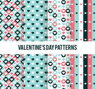 小爱心无缝背景