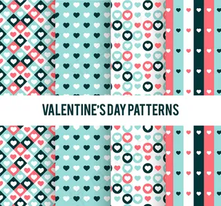 小爱心无缝背景