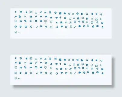 迷你小图标,免抠元素