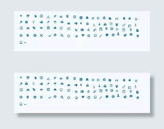 迷你小图标,免抠元素