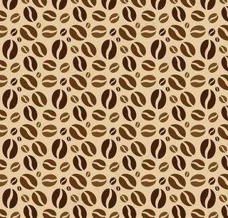 咖啡豆无缝背景