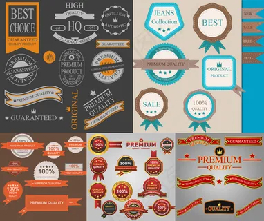 经典标签标贴,免抠元素