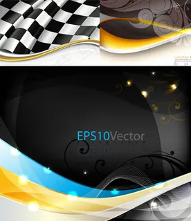 条纹黑白格子背景,背景元素