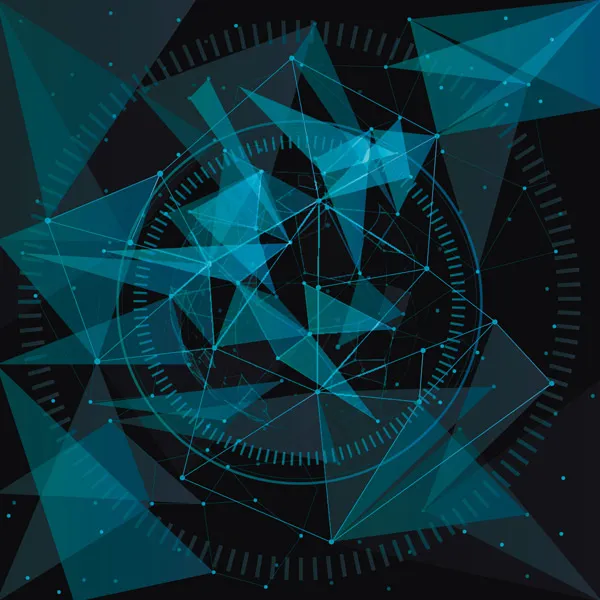 抽象多边形空间eps,ai矢量模版下载