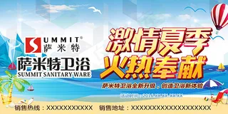 冰爽夏季卫浴促销