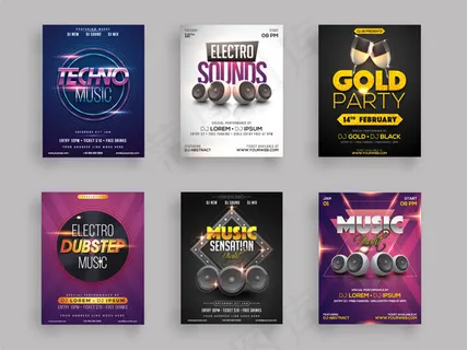 音乐派对传单 音乐派对传单