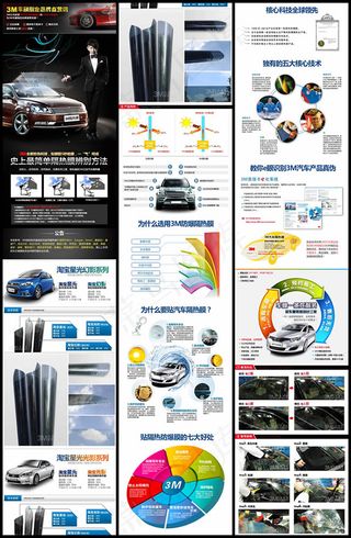 淘宝3m车膜详情页